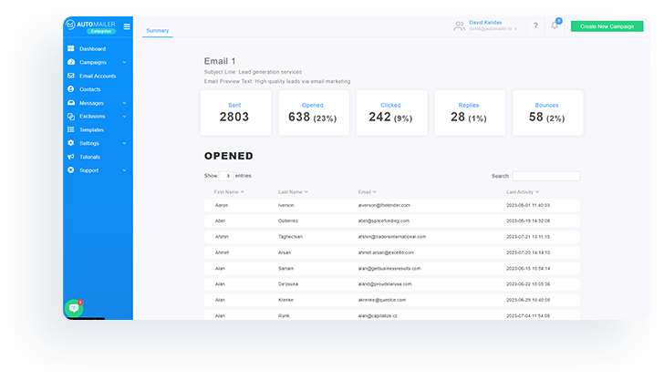 Reply section in automailer